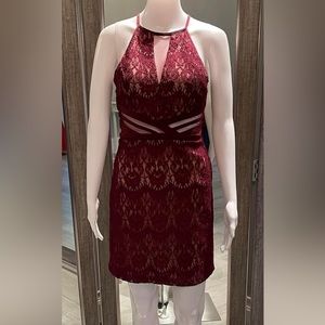 City studio dress - Beautiful rich maroon evening dress.